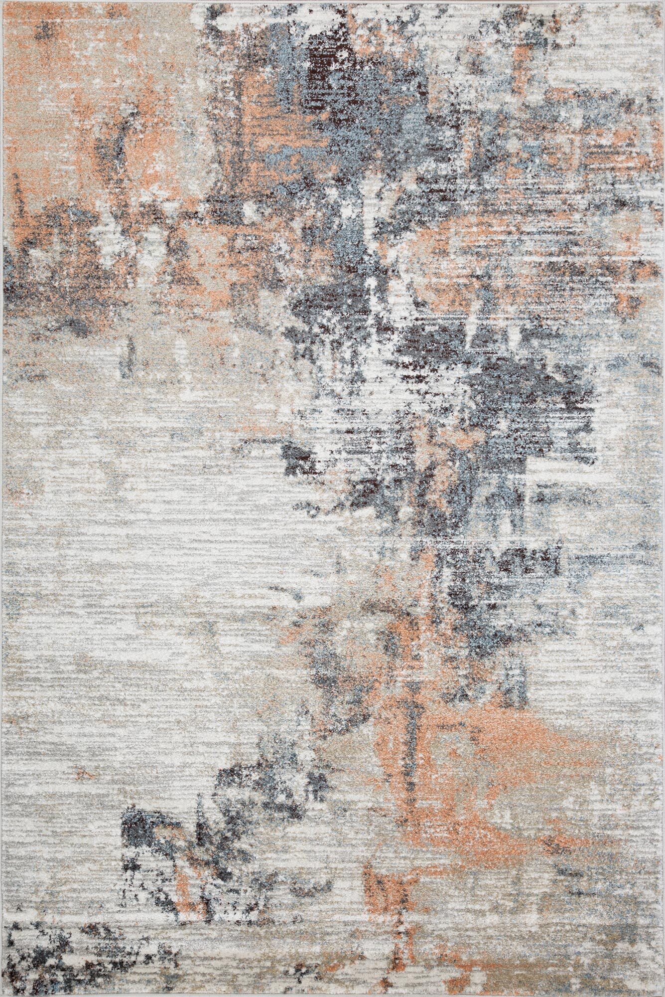 Large View Vivid Modern Abstract Rug