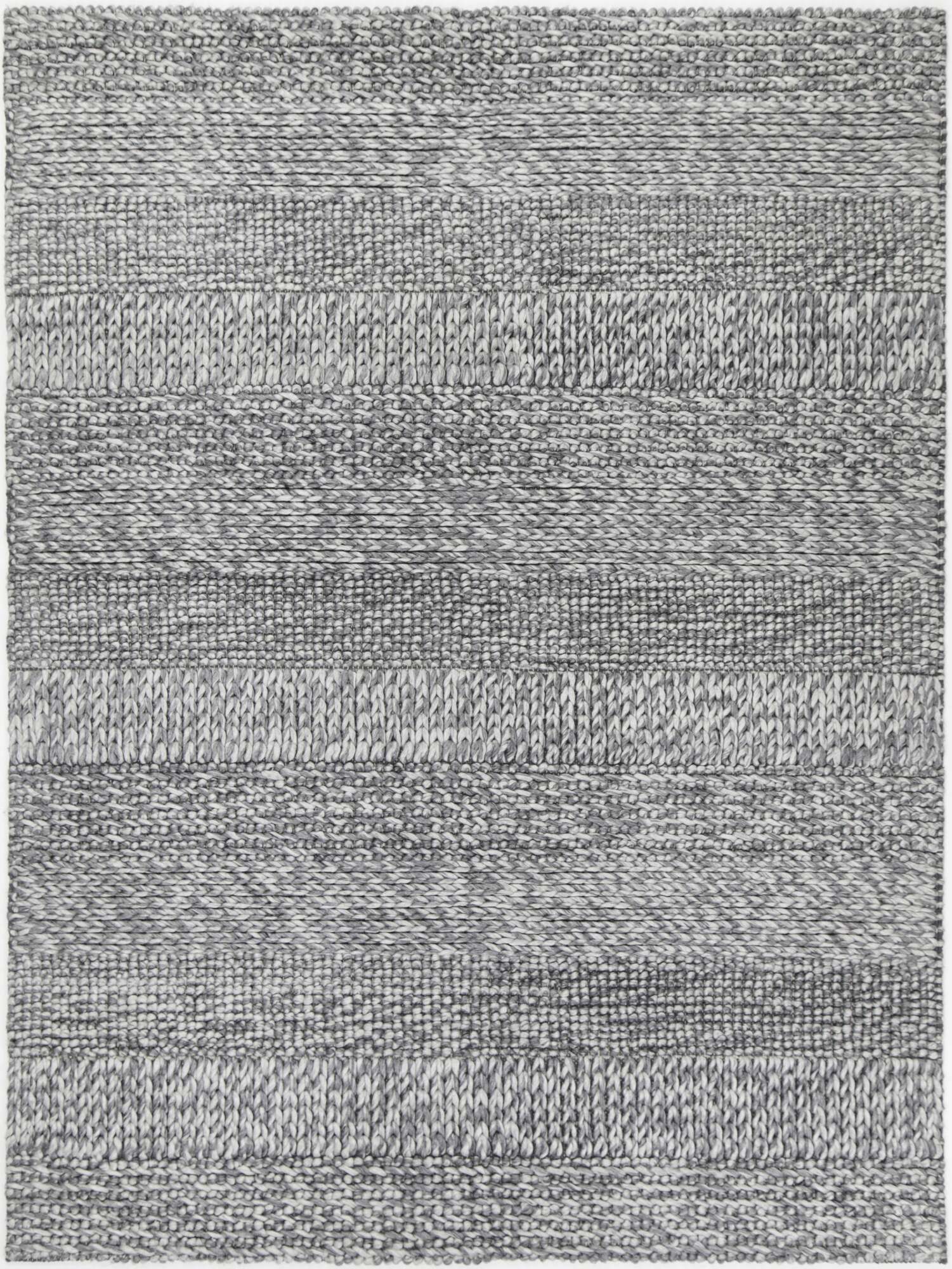 Large View Zuri Charcoal Hand Loomed Rug