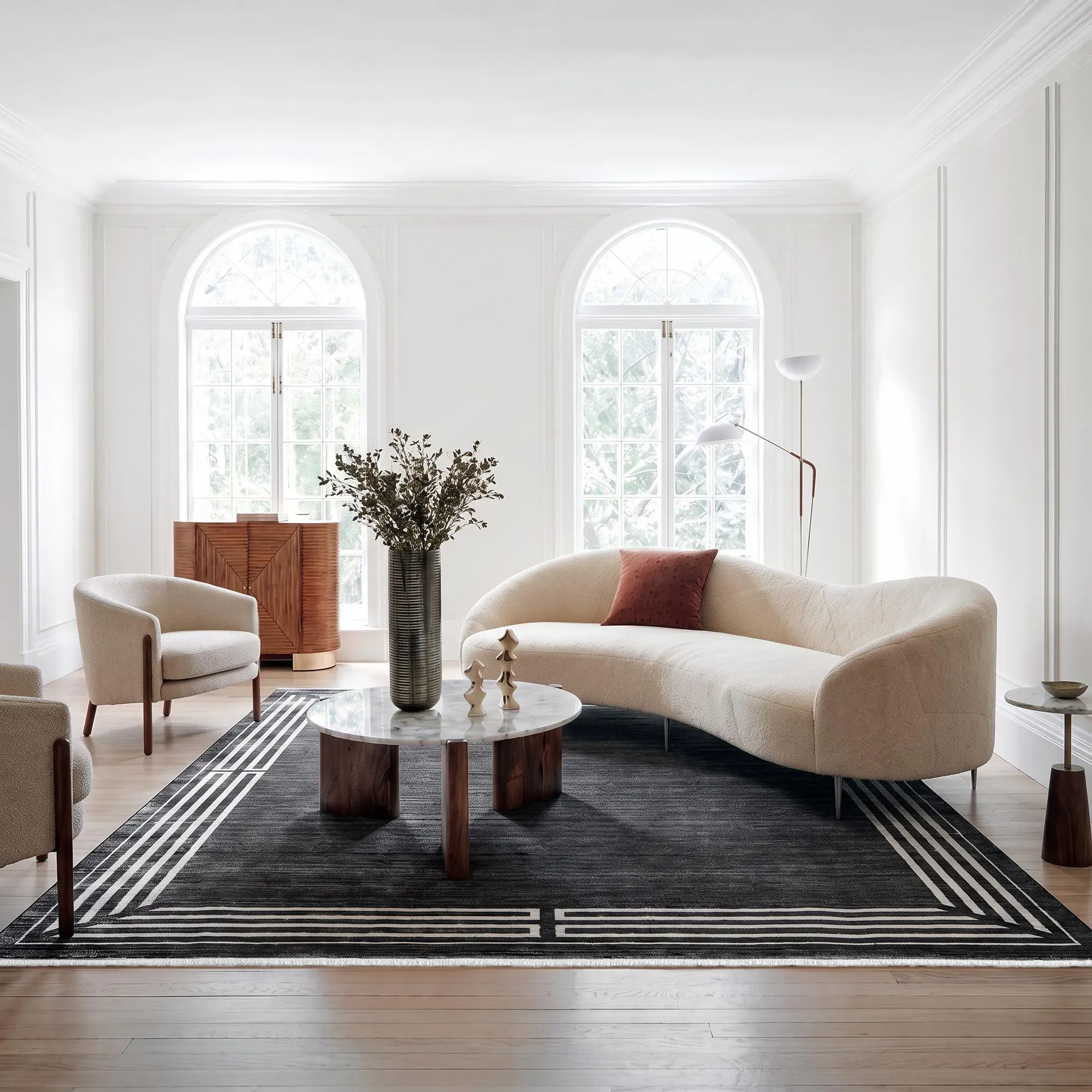 Fendi Premium Border Rug