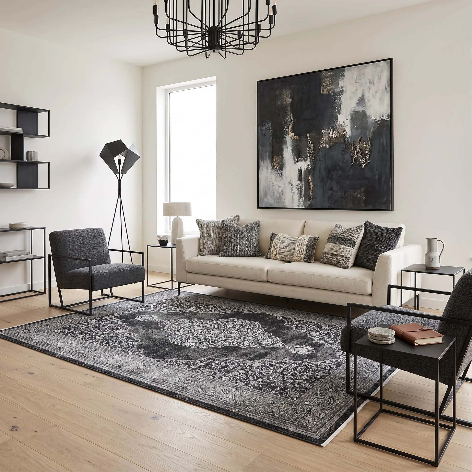 Fendi Traditional Medallion Rug