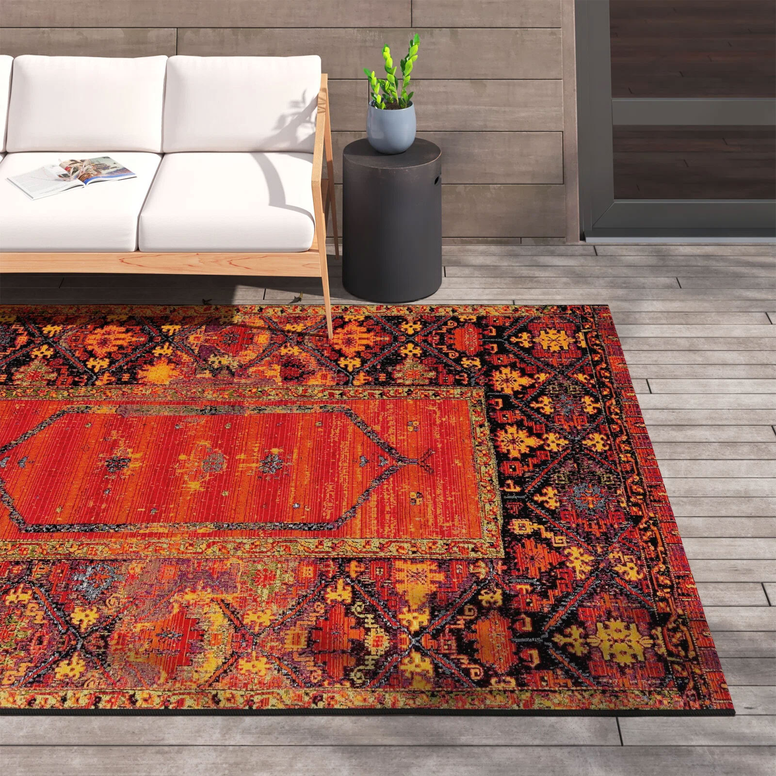 Marly Outdoor Medallion Rug