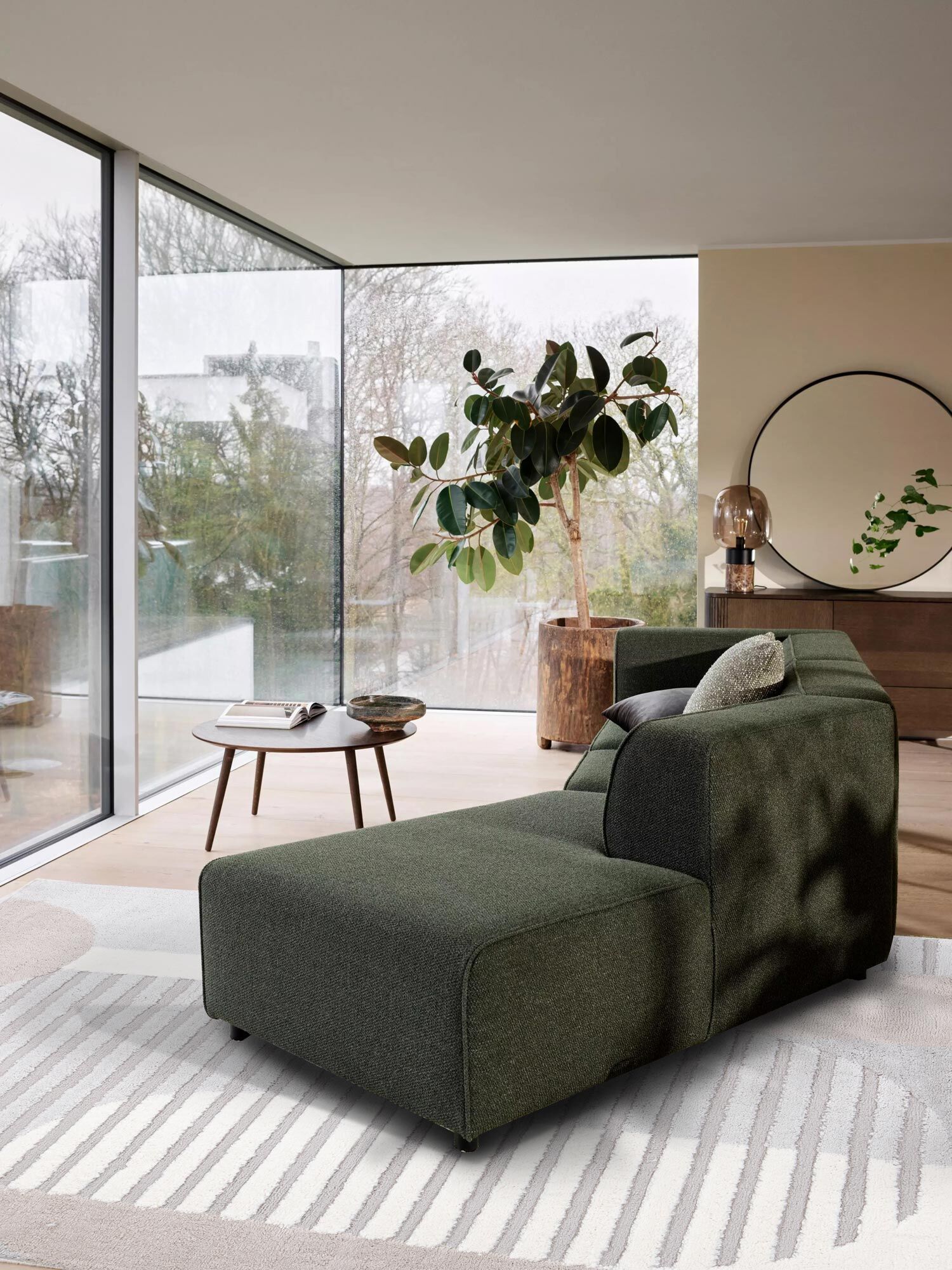 Large View Oscar Soft Geometric Rug