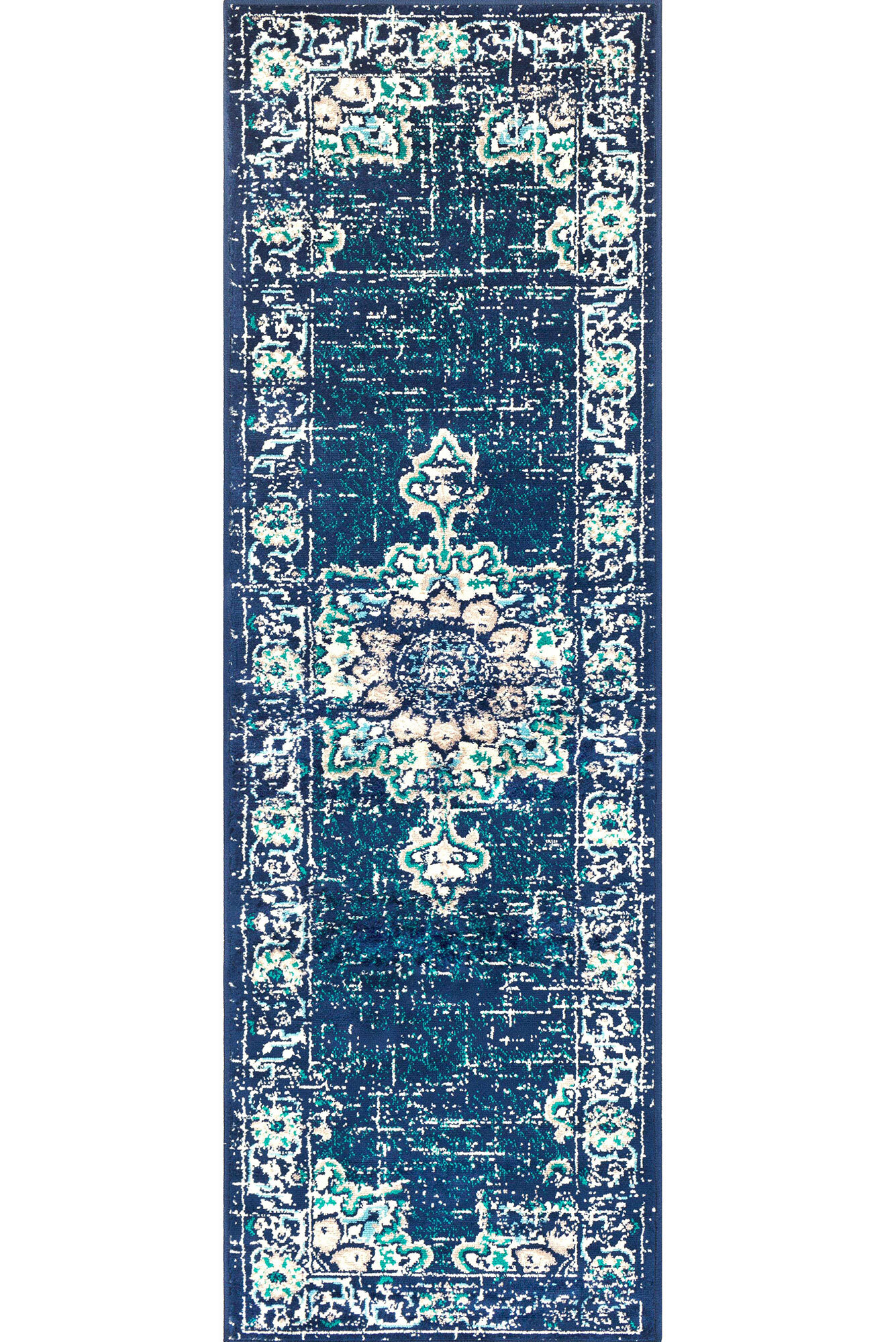 Large View Space Traditional Medallion Rug