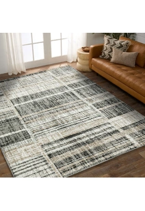 Amsterdam Striped Carved Rug