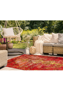 Aperto Transitional Red Rug