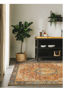 Heriz Red Oriental Medallion Rug