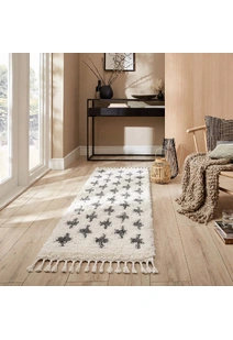 Joey Moroccan Cross Pattern Rug