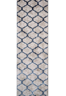Loren Blue Moroccan Trellis Rug