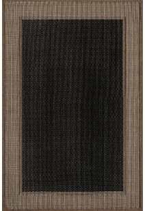 Soleil Beige Border Flatweave Rug