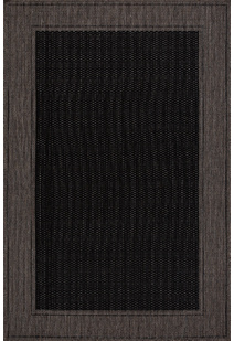 Soleil Beige Border Flatweave Rug