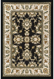 Atlanta Traditional Classic Black Rug