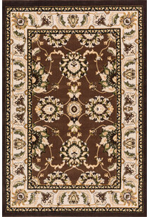 Atlanta Traditional Floral Brown Rug