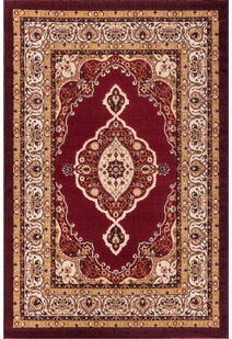 Atlanta Red Classic Medallion Rug