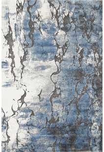 Aloha Blue Marble Pattern Rug(Size 160 x 120cm)