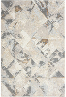Alabaster Abstract Rug