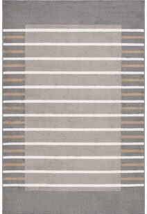 Alfa Modern Striped Border Rug