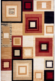 Axel Modern Square Pattern Rug