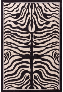 Americo Zebra Animal Print Rug