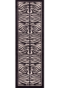 Americo Zebra Animal Print Rug(Size 300 x 70cm) RUNNER