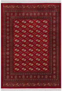 Red Tribal Afghan Medallion Rug