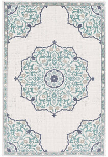 Ambient Ivory Floral Rug AO3985-I