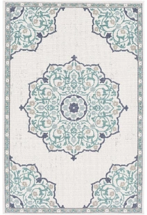 Ambient Ivory Floral Rug AO3985-I