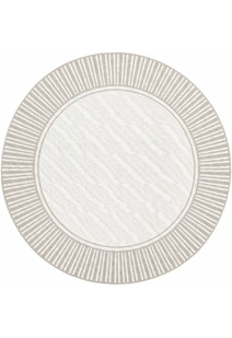 Ambient Tan Indoor Outdoor Rug(Size 200 x 200cm) ROUND