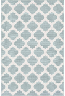 Ambient Teal Trellis Rug AO5503-H