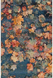 Aperto Floral Autumn Leaves Rug