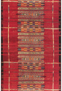 Aperto Red Tribal Pattern Rug