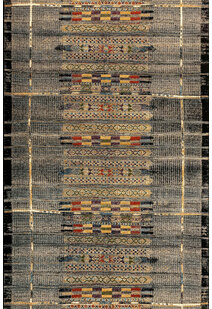 Aperto Grey Tribal Pattern Rug