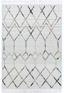 Ariel Fringed Moroccan Trellis Rug