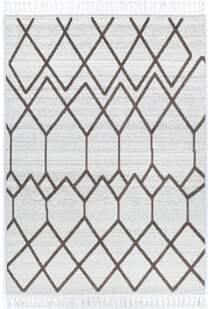 Ariel Fringed Moroccan Trellis Rug