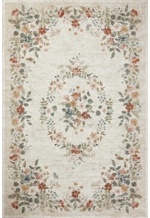 Aubusson Floral Medallion Rug