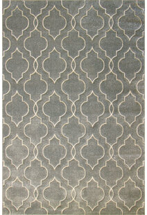 Bonnie Modern Grey Trellis Rug