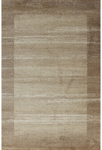 Bergamo Tan Modern Border Rug