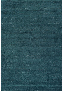 Bergamo Plain Blue Modern Rug