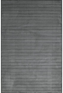 Brigitte Modern Grey Striped Rug