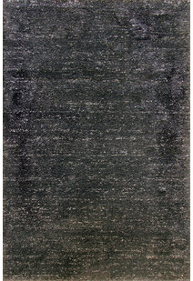 Boston Plain Black Modern Rug