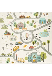 Candy Road Kids Square Rug