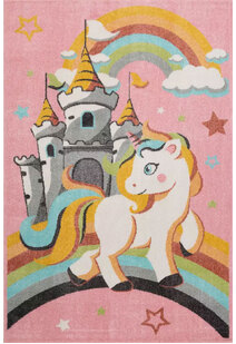 Candy Unicorn & Castle Kids Rug