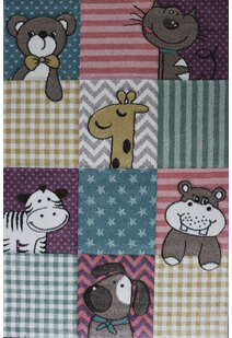 Charlie Cute Animal Nursery Rug