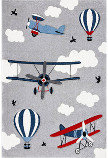 Charlie Biplane / Airplane Kids Rug