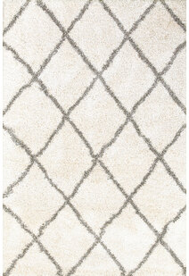 Ciro Moroccan Trellis Shaggy Rug