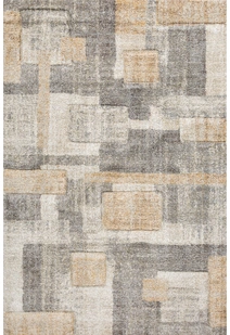 Cremona Geometric Carved Rug