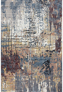 Danny Grey Modern Abstract Rug