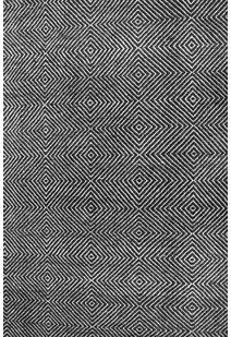 Dhurrie Black Wool Rug DIDIA-BK