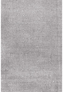 Dhurrie Grey Wool Rug DIDIA-GY