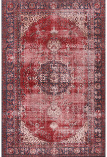 Diva Red Classic Overdyed Rug