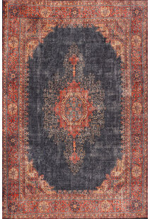 Diva Classic Navy Overdyed Rug